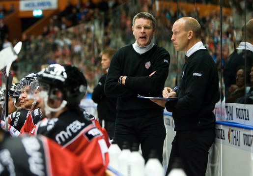 Harald Lückner, tränare Modo och Fredrik Andersson