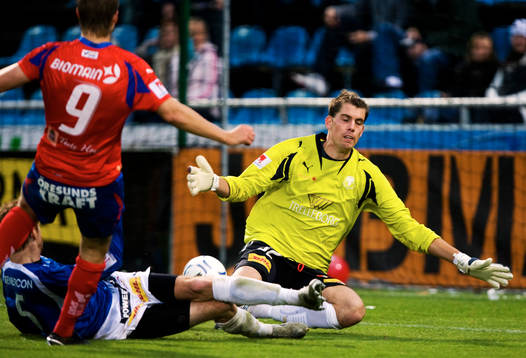 Andreas Dahl, Helsingborg gör 1-0 på Marcus Sahlman,