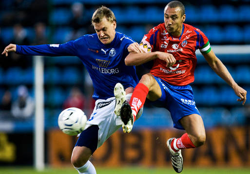 Linus Malmqvist, Trelleborg och Henrik Larsson, Helsingborg