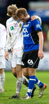 Guldchansen borta, Johan Oremo tröstar Jesper Westerberg
