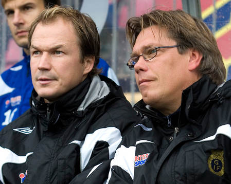 Thomas Andersson och Per Olsson, tränare