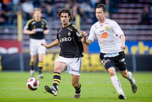 Ivan Obolo, AIK, och Eyjólfur Hédinsson, GAIS
