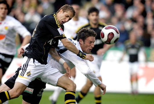Kenny Pavey, AIK, och Kenneth Gustafsson, GAIS