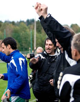 David Wilson, tränare, Ljungskile, jubel
