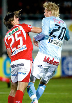 Cesar Santin, Kalmar knuffar Ola Toivonen, Malmö FF