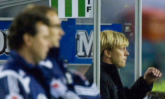 Tony Gustavsson, tränare, Hammarby, blev överkörd av