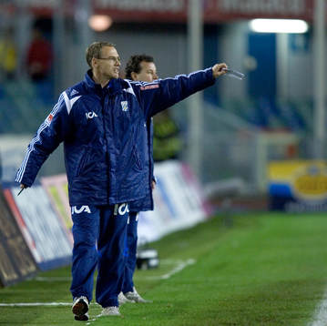Jonas Olsson och Stefan Rehn, tränare Göteborg