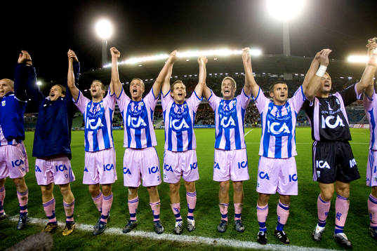 Jubel, Mattias Bjärsmyr, Ragnar Sigurdsson, Tobias Hysén,