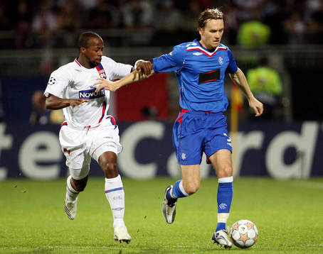 Sasa Papac, Rangers och Sidney Govou, Lyon