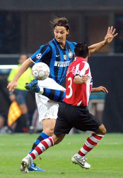 Zlatan Ibrahimovic, Inter och Tacco, PSV