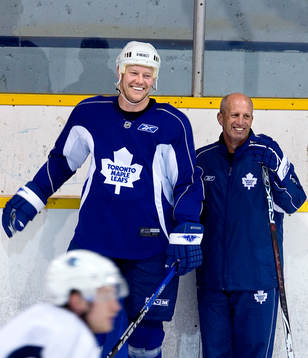 Mats Sundin, skrattar, ler, glad, glädje