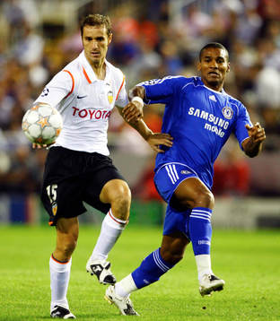 Ivan Helguera, Valencia och Florent Malouda, Chelsea