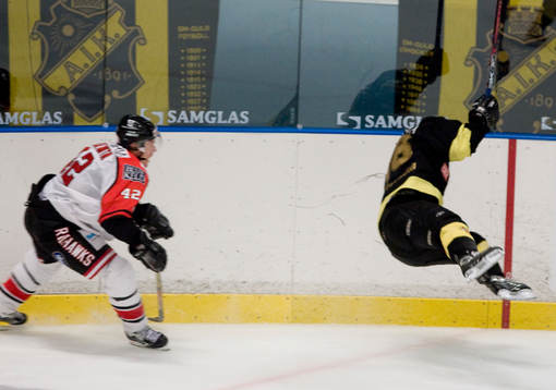 Mikko Eloranta, Malmö,  och Erik Tögtström, AIK