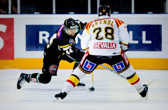 David Cullen, Färjestad, och Pavel Brendl, Brynäs