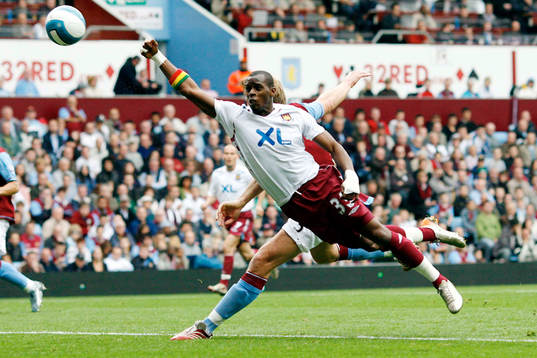 Fotboll, engelsk, Premier League, Aston Villa - West Ham