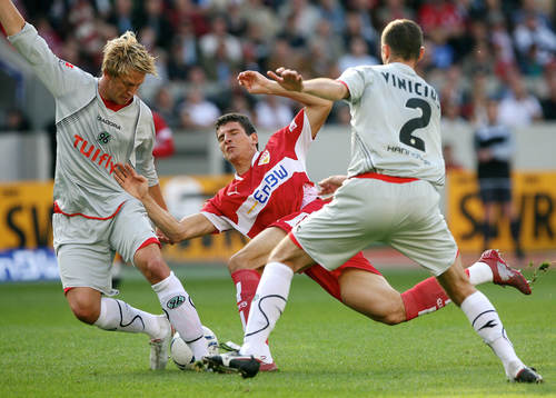Frank Fahrenhorst, Hannover, Mario Gomez, Stuttgart och
