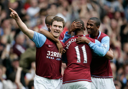 Fotboll, engelsk, Premier League, Aston Villa - West Ham