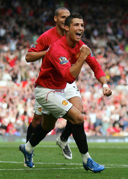 Fotboll, engelsk, Premier League, Manchester United - Wigan