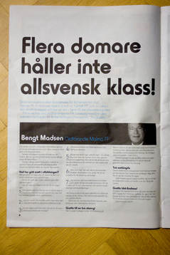 Bengt Madsen sågar domarna i programmet
