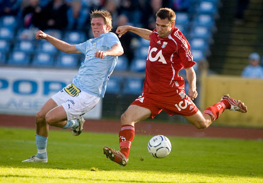 Stefan Selakovic, Göteborg skjuter 1-0 till Göteborg.