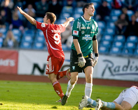 Stefan Selakovic, Göteborg skjuter 1-0 till Göteborg.