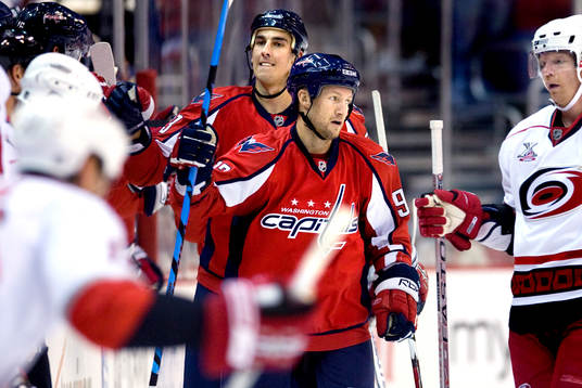 Michael Nylander, Washington Capitals, jubel, klappar i