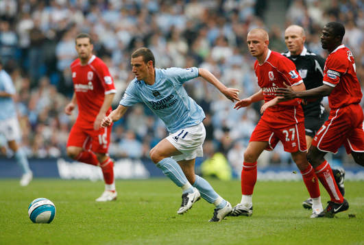 Fotboll, engelsk, Premier League, Manchester City v