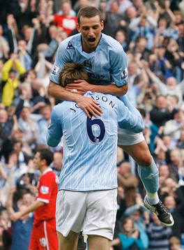 Fotboll, engelsk, Premier League, Manchester City v