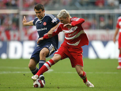 Zvjezdan Misimovic och Bastian Schweinsteiger