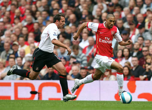 Gael Clichy, Arsenal och Michael Chopra, Sunderland
