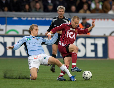 Johan Oremo, Gefle, och Daniel Sjölund, Djurgården