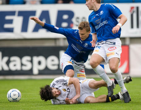 Två Trelleborgare trycker ner Lucas Valdemarin och ingen