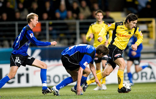 Andreas Johansson, Halmstad och Stefan Ishizaki, Elfsborg