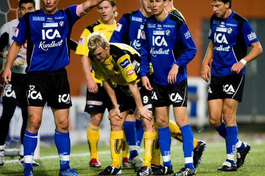 Mathias Svensson, Elfsborg, deppar över "bara" en poäng