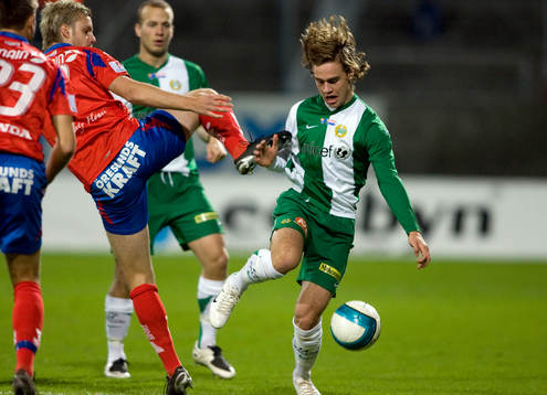 Simon Helg debuterade för Hammarby