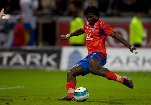 Razak Omotoyossi, Helsingborg, gör 0-2