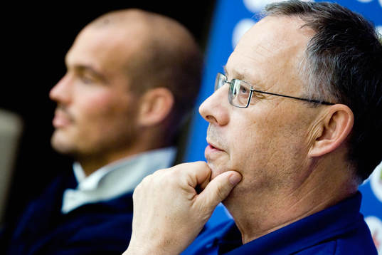 Fredrik Ljungberg och Lars Lagerbäck, Förbundskapten