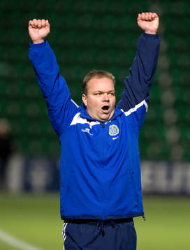 Mika Sankala, tränare Sundsvall jubel