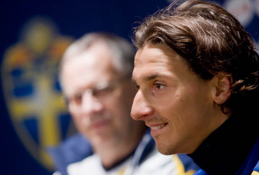 Lars Lagerbäck och Zlatan Ibrahimovic