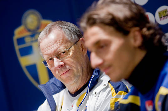 Lars Lagerbäck och Zlatan Ibrahimovic