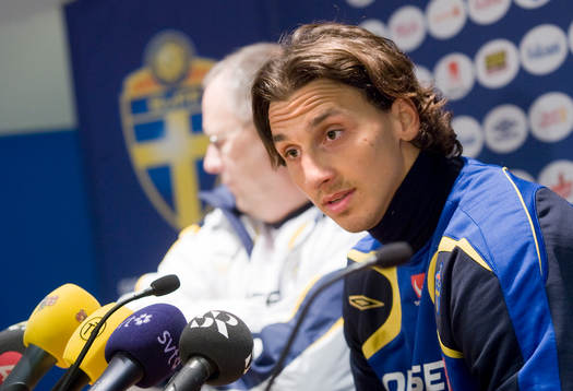 Lars Lagerbäck och Zlatan Ibrahimovic