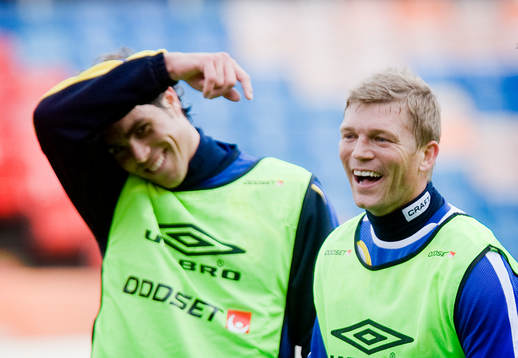Johan Elmander och Marcus Allbäck