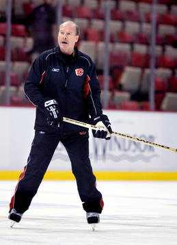 Demontränaren Mike Keenan, tränare, coach