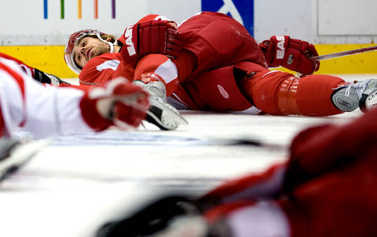 Henrik Zetterberg, stretchar