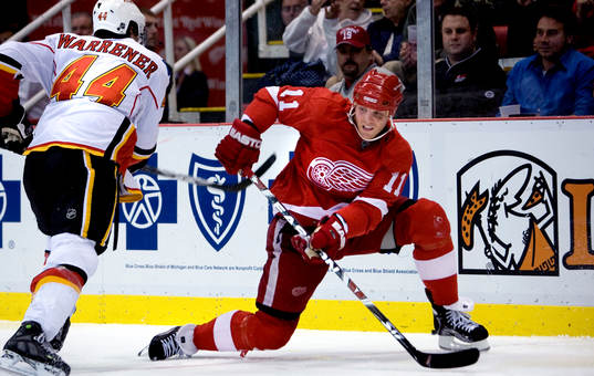 Dan Cleary, Detroit, blåöga