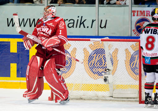 Magnus Åkerlund, målvakt Timrå jubel