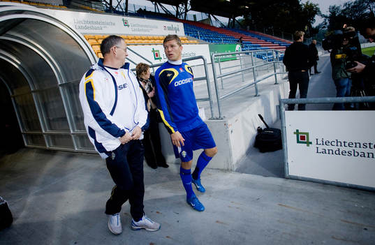 Lars Lagerbäck och Marcus Allbäck kliver inte på stadion