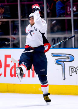 Alex Ovechkin, Washington Capitals, jubel