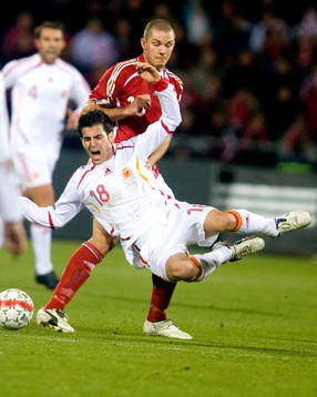 Cesc Fabregas,  Spanien, Leon Andreasen, Danmark