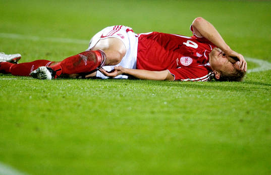 Ulrik Laursen, Danmark, nere för räkning